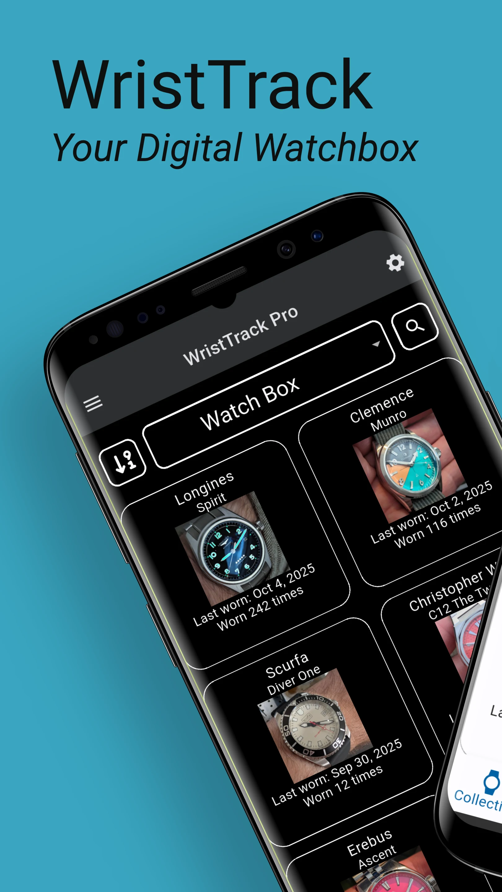 WristTrack screenshot